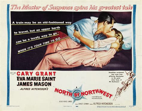 Alfred Hitchcock North By Northwest Movie Reproduction Poster L