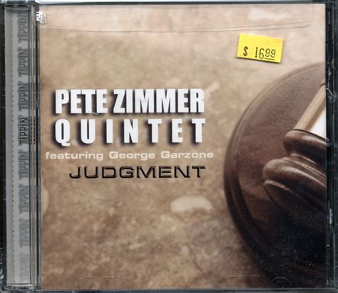 Pete Zimmer Quintet Cd At Wolfgang S