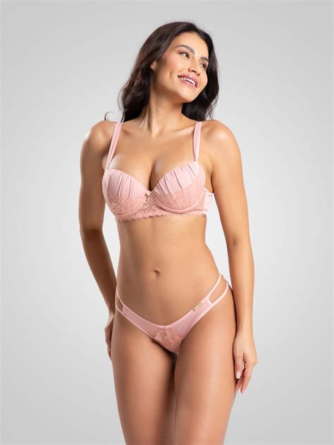 Conjunto Imi Lingerie Bojo Em Microfibra E Renda Fio Duplo Dafne Imi Lingerie