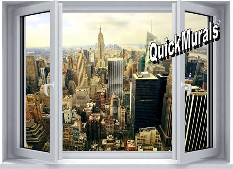 Big City 1 Piece Peel And Stick Mural Peel Stick Canvas Murals The