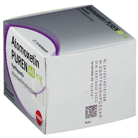 Atomoxetin Puren Mg St Mit Dem E Rezept Kaufen Shop Apotheke