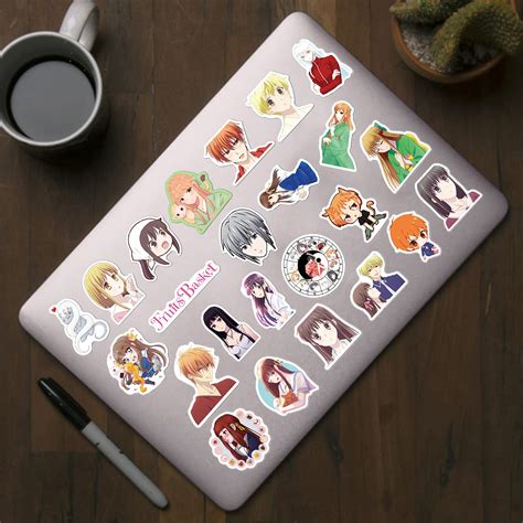 Fruits Basket Stickers100pcs Fruits Basket Sticker Pack Fruits Basket Merch Buy Online In