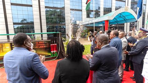 Uhuru Opens Ultra Modern National Forensic Laboratory At DCI