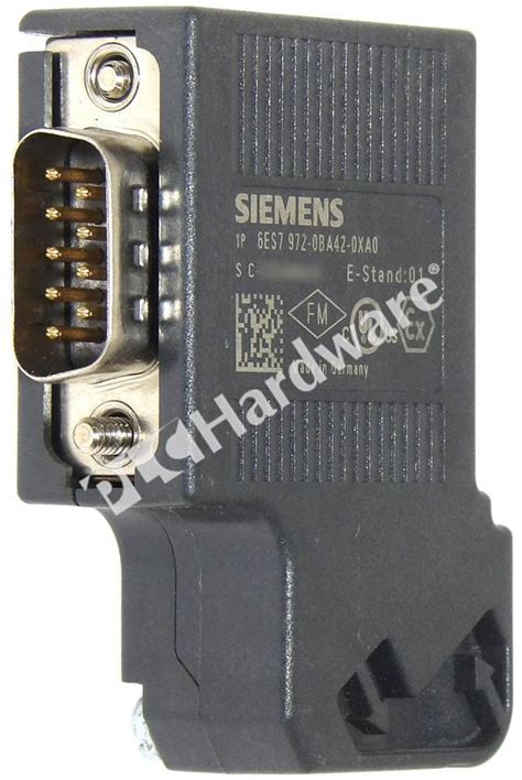 PLC Hardware Siemens 6ES7972 0BA42 0XA0 SIMATIC PROFIBUS DP Bus Connector