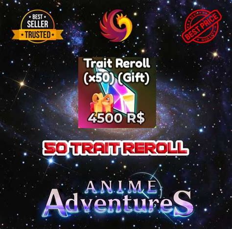 Anime Adventures Trait Reroll Gift Instant Delivery