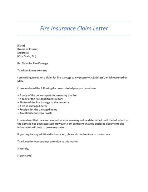 Sample Claim Letters Format Examples And How To Write 57 OFF