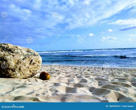 Melasti Beach Bali Amazing and Beautiful Stock Image - Image of ...