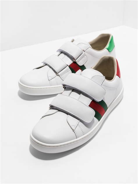 Crea Junior | Gucci Kids Sneakers 455496 CPWP0 - 9085 GR.WHITE VRV ROS