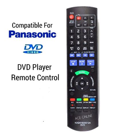 N Qayb Remote Control Fit For Panasonic Dvd Recorder Player