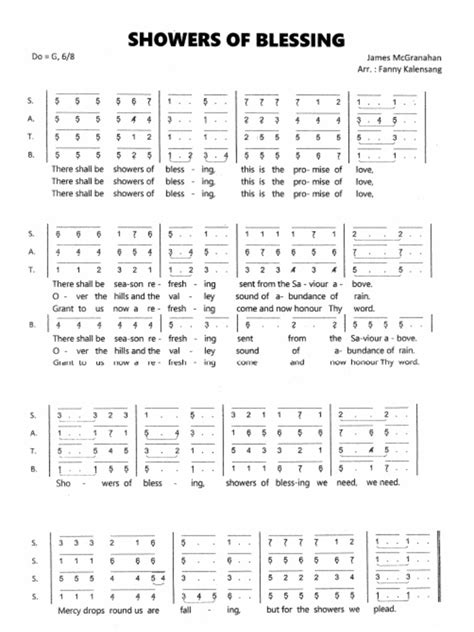 Shower of Blessing | PDF