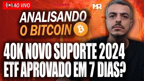 Bitcoin Corre O Forte Mercado Esperando Etf Ser Aprovado Em Dias