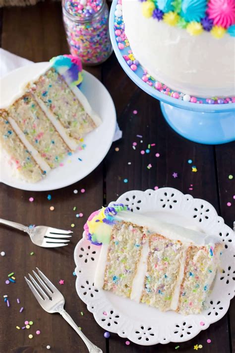 Funfetti Cake From Scratch A Very Merry Unbirthday Sugar Spun Run