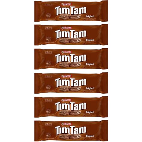 Tim Tam Cookies Arnotts Hyz01 6 Pack Australian Original Chocolate Biscuits 66 Biscuits