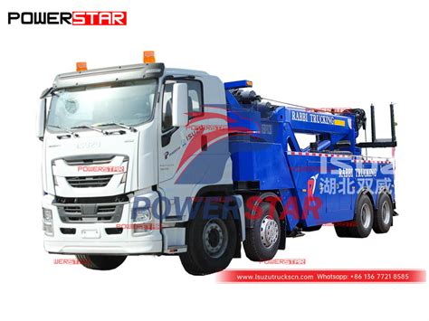 Hot Selling Isuzu Giga Heavy Duty Road Towing Truck For Sale In