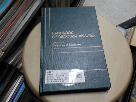 Yahoo E Handbook Of Discourse Analysis Disciplin