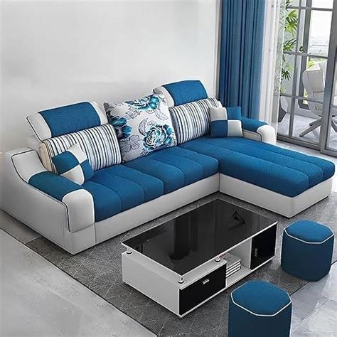 Casafurnish Cressona Seater Rhs Fabric L Shape Sofa Set With