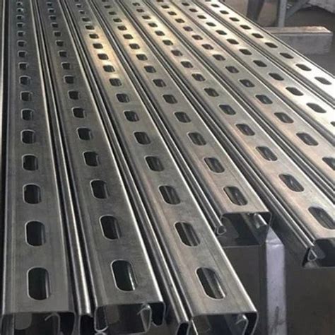 Mild Steel Gi Slotted C Channel For Universal Length Meter At Rs