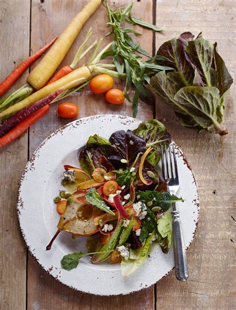 Harvest Salad With Blue Cheese And Roasted Pears Williams Sonoma Taste Delicious Salads