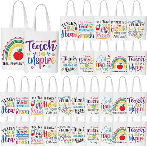 Amazon Locmeo Pieces Teacher Appreciation Gift Teacher Tote