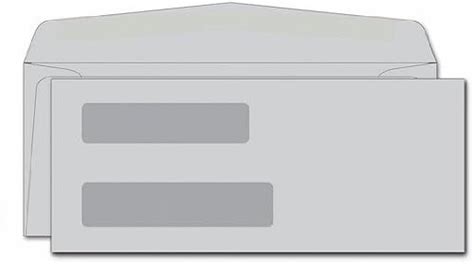 Amazon EGP Double Window Envelope Size 8 5 8 X 3 5 8 Gray