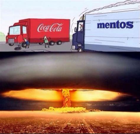 Classic Diet Coke And Mentos Know Your Meme