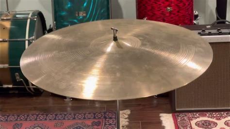 20” Zildjian A 1960s Mini Cup Ride Cymbal 2498g 844 Youtube