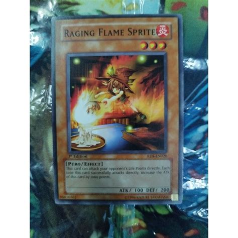 Yugioh Tcg Raging Flame Sprite Shopee Philippines