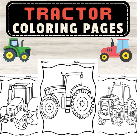 Tractor Coloring Pages For Kids 10 Farm Tastic Adventures To Color