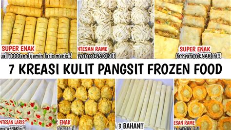 7 KREASI KULIT PANGSIT FROZEN FOOD JADI IDE JUALAN TERLARIS DAN