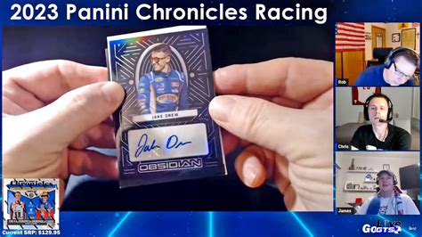 Box Break 2023 Panini Chronicles Racing NASCAR Trading Cards