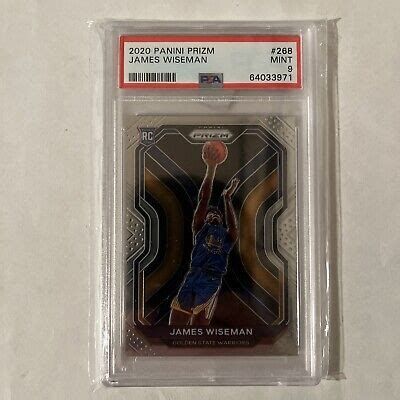 James Wiseman 2020 21 Panini Prizm 268 SP RC PSA 9 Mint Warriors EBay