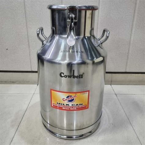 Stainless Steel Milk Can 40 Liter Locking Type Cowbell