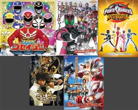 Some of my favourite Toku shows : r/Tokusatsu