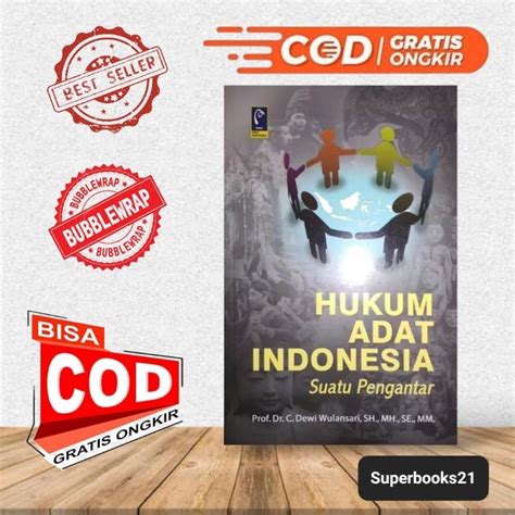 Jual Buku Hukum Adat Indonesia Suatu Pengantar Prof Dr C Dewi