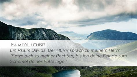 Psalm 110 1 LUTH1912 Desktop Wallpaper Ein Psalm Davids Der HERR