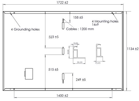 Fiche Technique FLASH 425 Half Cut Glass Glass TOPCon Dualsun