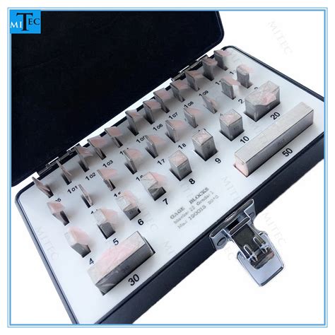 Metric Inch Steel Rectangular Gage Gauge Block Set Grade 0 1 2