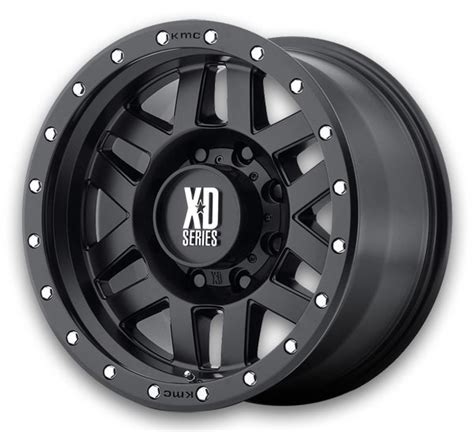 Xd Series Wheels Xd Machete Satin Black With Reinforcing Ring