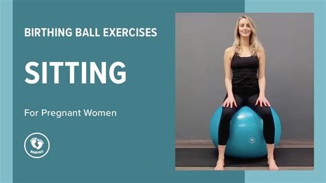 Pregnancy Ball Exercises Sitting Youtube