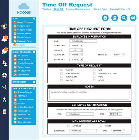 Intranet Software Form Builder