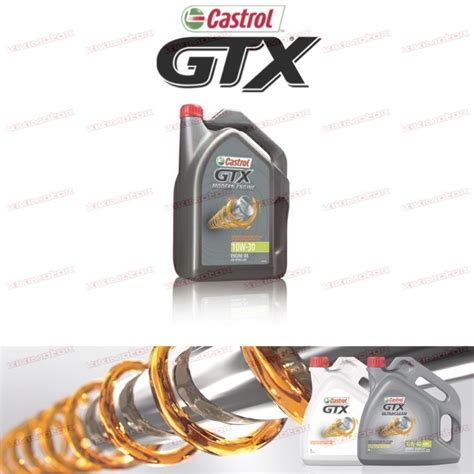 Castrol Gtx W Modern Engine Oil Liter Shopee Malaysia