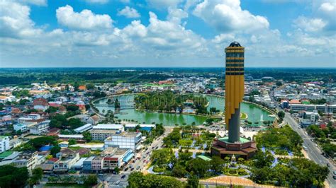 Roi Et Tower in Roi Et Province, Thailand Stock Photo - Image of ...