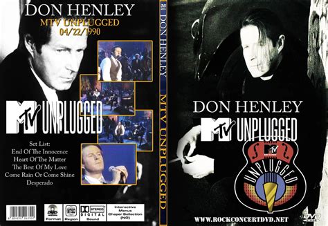 DON HENLEY MTV Unplugged 04 22 1990 DVD