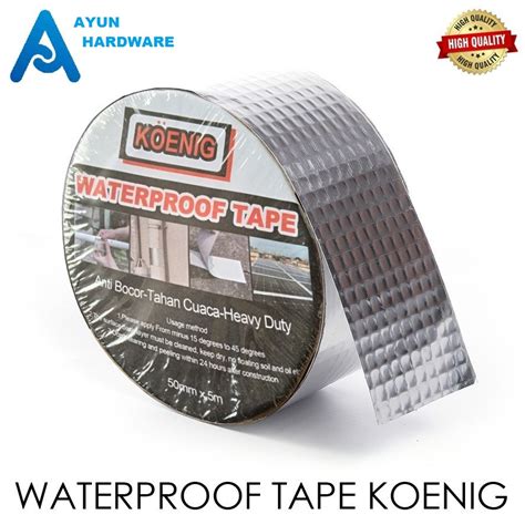 Jual Lakban Waterproof Isolasi Anti Bocor Lem Seng Alumunium Foil