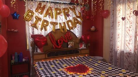 Simple Birthday Decoration Ideas At Home For Husband Two Birds Home