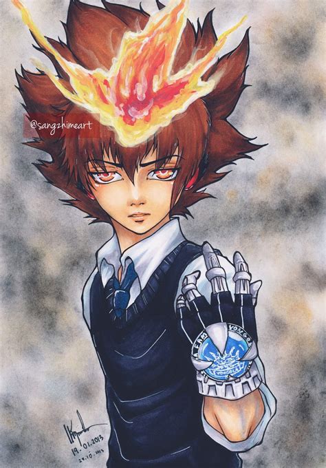 Fanart Katekyo Hitman Reborn Tsuna Anime Amino