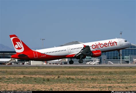 D ALSA Air Berlin Airbus A321 211 Photo By BRIAN JOHNSTONE ID 182114