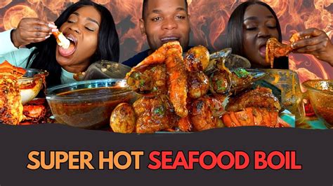 🦀🍤🦞 Seafood Boil Mukbang Compilation King Crab Prawns And Deshelled