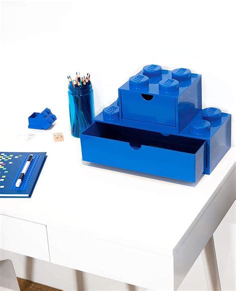 Lego Storage Desk Drawer 4 Bricks Oppbevaring Med 1 Skuff 16 X 16