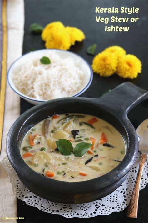 Kerala Vegetable Stew With Coconut Milk Ishtew Recipe Recipe Cart